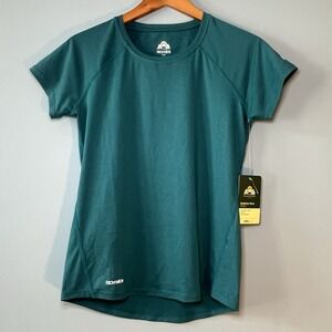 Eastern Mountain Sports EMS Techwick Short Sleeve Shirt Teal Women's XS NWT